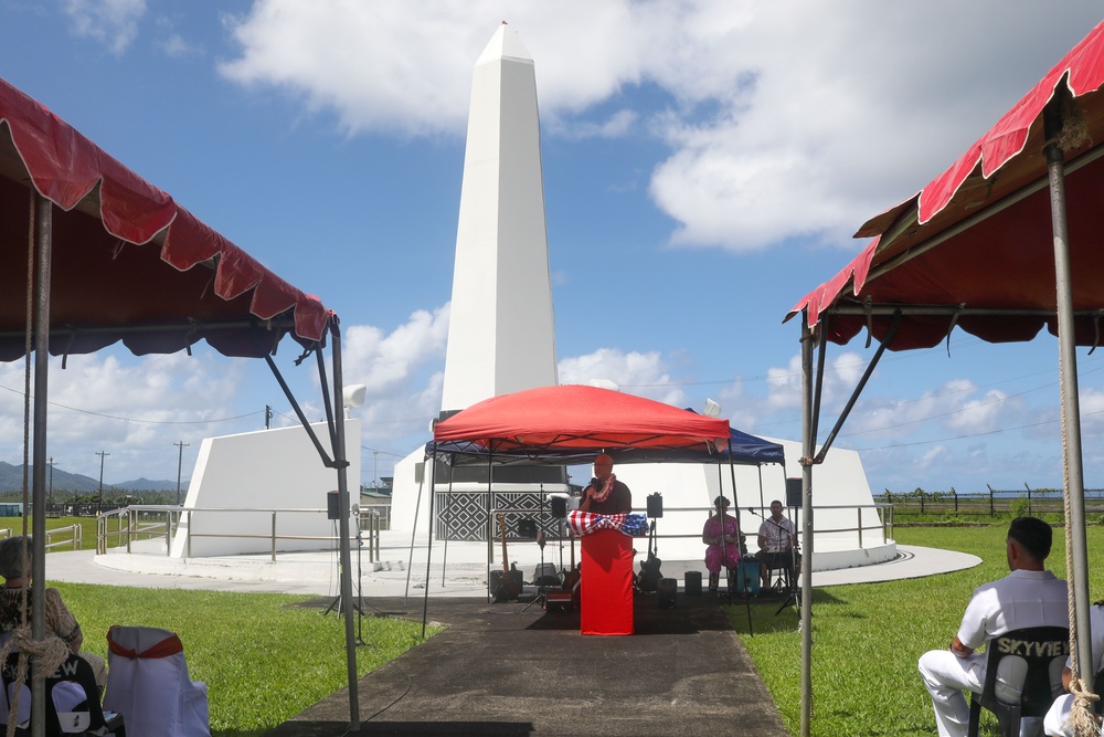 Sailors participate in opening ceremony for American Samoa Navy Week