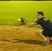 Sailors compete against Soldiers in a Navy vs. Army softball game during Navy Week in Pago Pago, American Samoa
