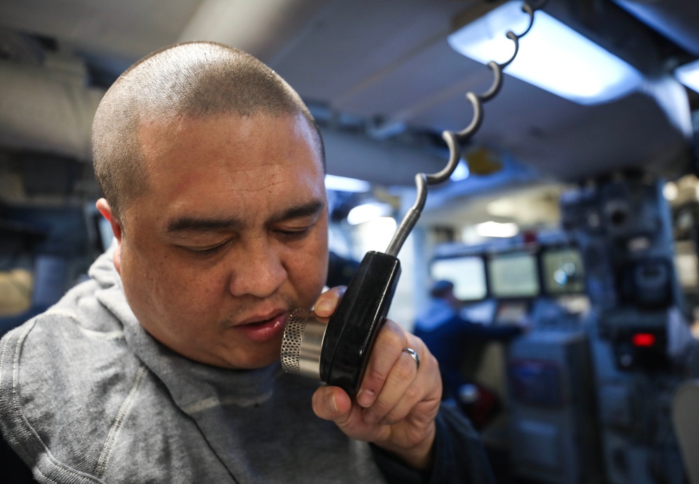 USS Milius (DDG 69) Conducts Integrated Training Team Drills While Operating in the South China Sea