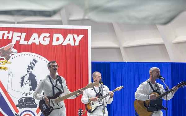 U.S Navy Pacific Fleet Band performs during American Samoa Navy Week