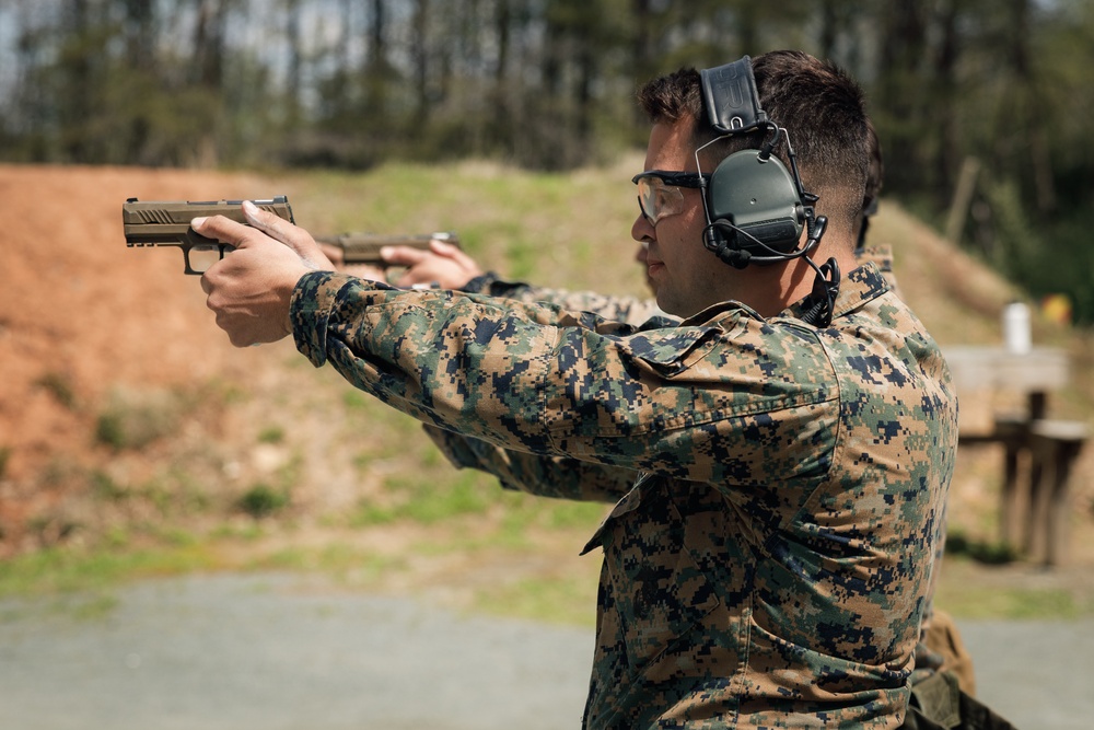 Marines Compete in Team Match During Marine Corps Marksmanship Championship