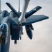 Strike Eagles in-air refuel for Operation Inherent Resolve