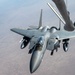 Strike Eagles in-air refuel for Operation Inherent Resolve