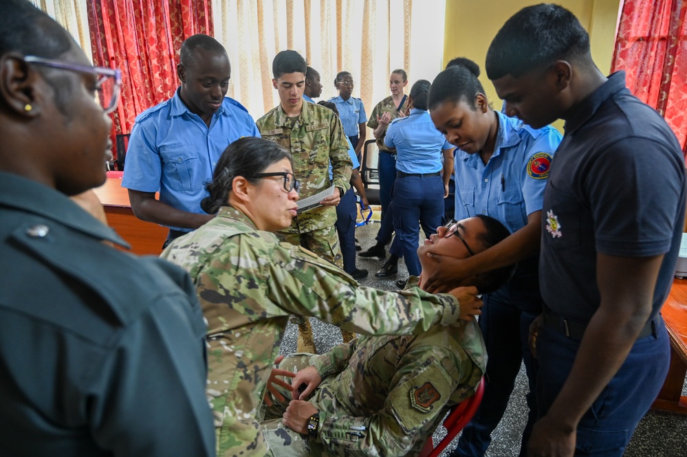 433rd ASTS Train With First Responders, Healthcare Professionals in Guyana
