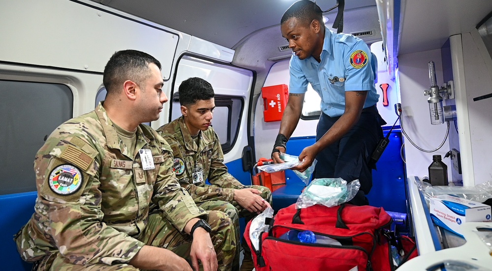 433rd ASTS Train With First Responders, Healthcare Professionals in Guyana