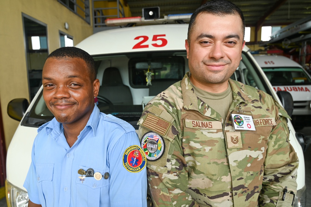 433rd ASTS Train With First Responders, Healthcare Professionals in Guyana