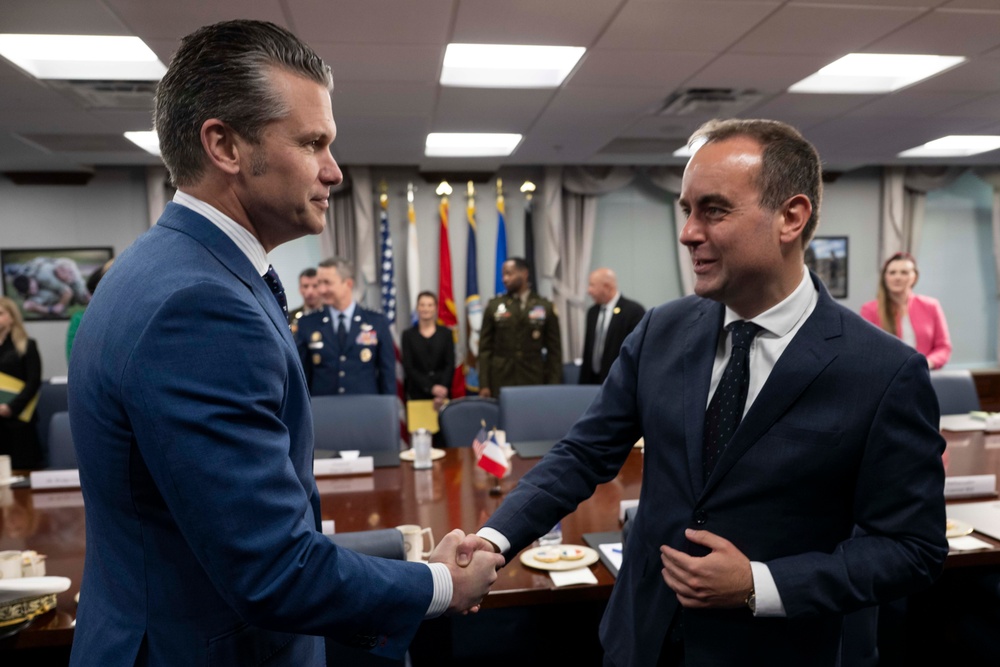 SD Hegseth Hosts French Minister of Armed Forces