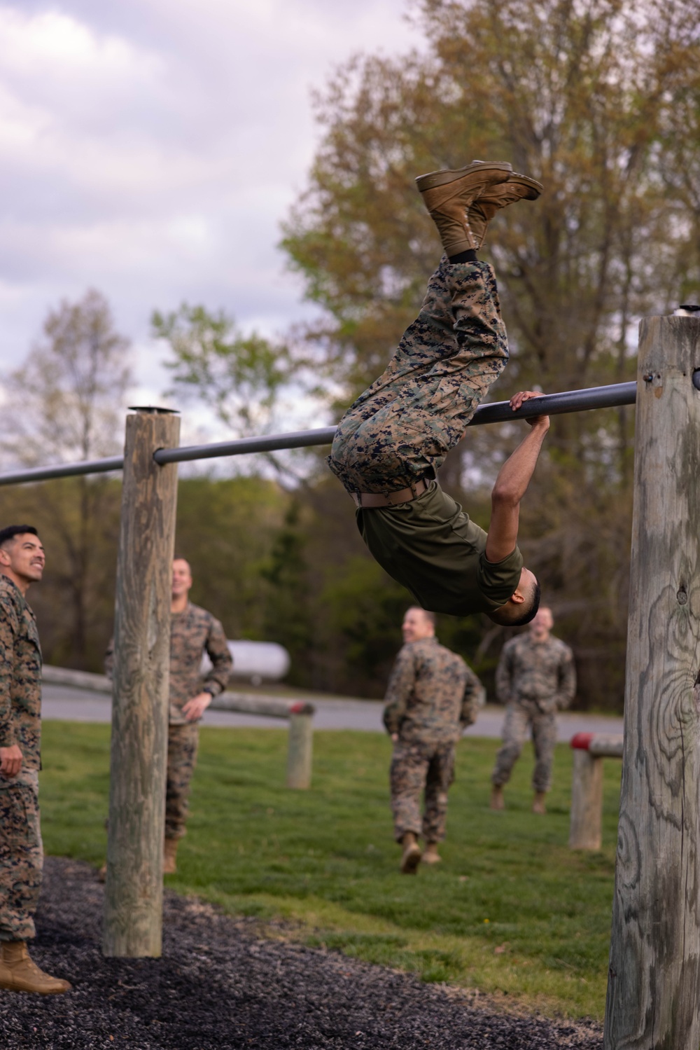 DVIDS - Images - Security Conducts Obstacle Course PT [Image 4 of 6]