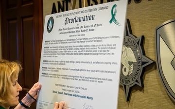 SDDC leadership signs Proclamation to recognize April as SAAPM