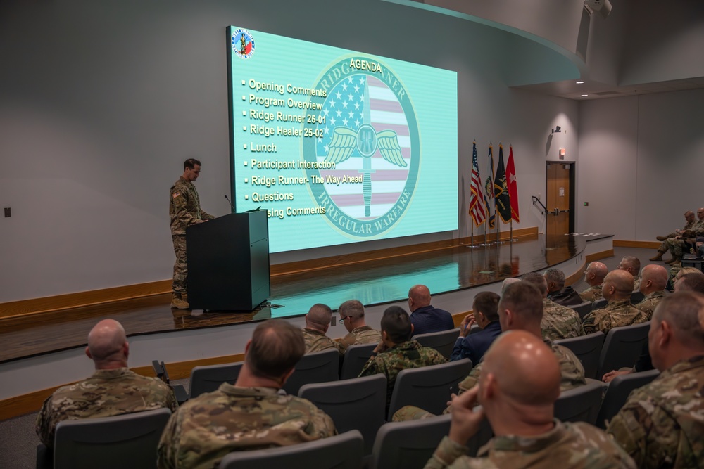 West Virginia National Guard hosts distinguished visitors as part of Ridge Runner 25-01