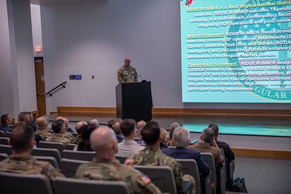 West Virginia National Guard hosts distinguished visitors as part of Ridge Runner 25-01