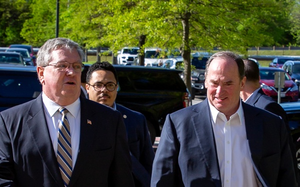 Secretary of the Navy John Phelan visits NWDC