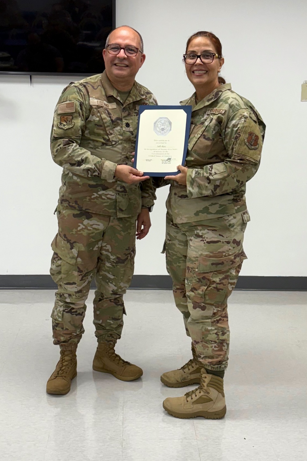 141st ACS Technician Longevity Awards