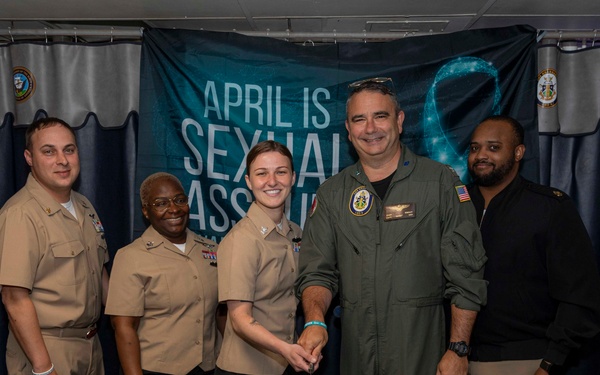 Kearsarge Holds Sexual Assault Prevention Response Ceremony