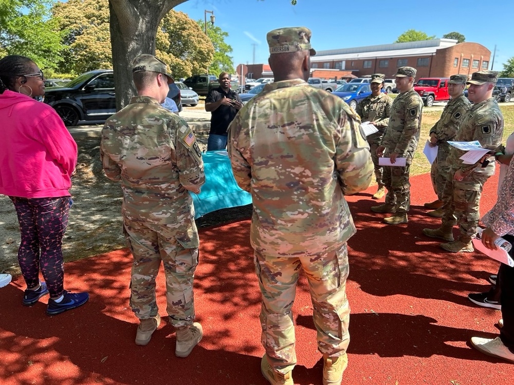 Fort Bragg Goes Full Teal Mode for Awareness