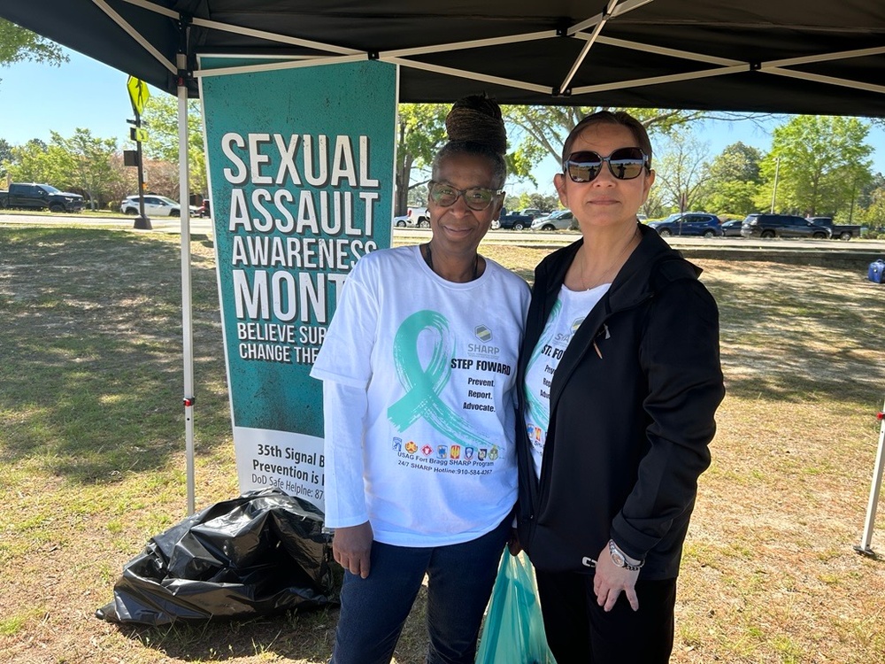Fort Bragg Goes Full Teal Mode for Awareness