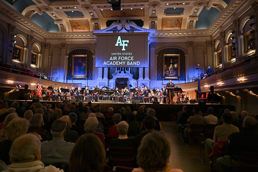 Air Force Academy Band entertains local audience