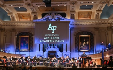 Air Force Academy Band entertains local audience