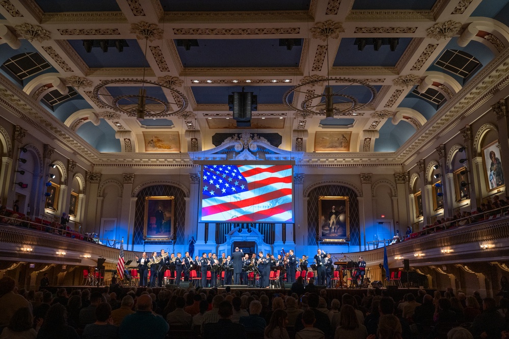 Air Force Academy Band entertains local audience
