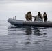 U.S.S. Stockdale conducts small-boat operations with U.S. Coast Guard