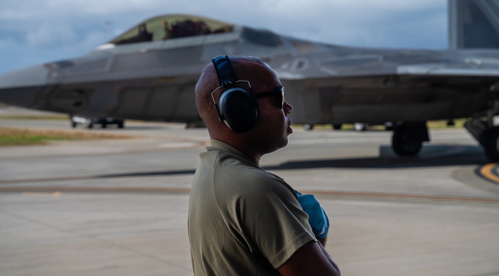 The 19th Fighter Squadron participates in Sentry Aloha 25-2