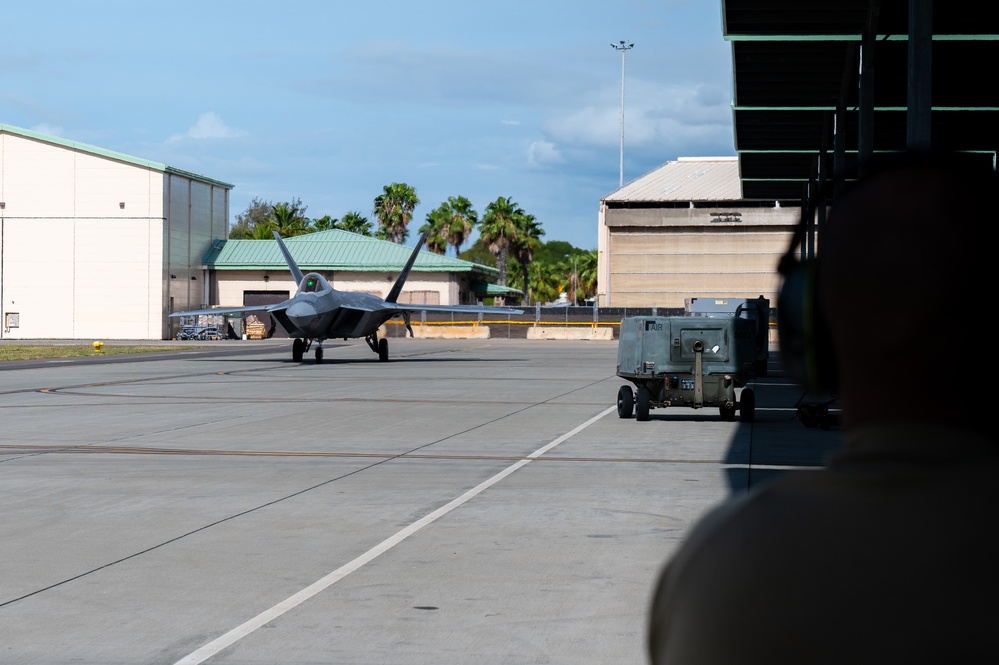The 19th Fighter Squadron participates in Sentry Aloha 25-2