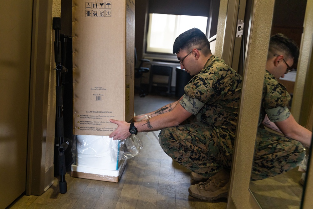 Operation Clean Sweep II brings new air conditioning units to I MEF barracks
