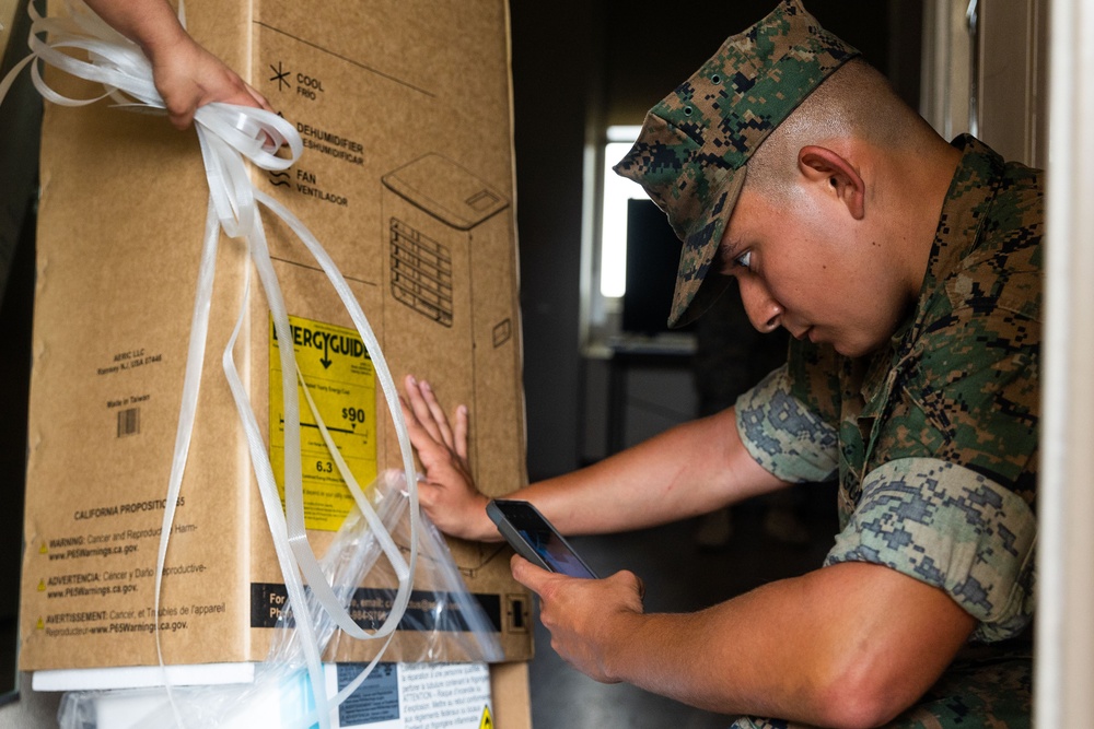 Operation Clean Sweep II brings new air conditioning units to I MEF barracks