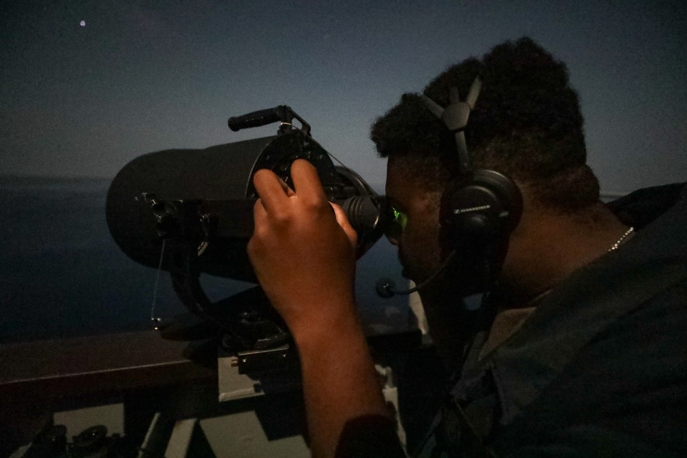 USS Princeton conducts operations in the U.S. Central Command area of responsibility as part of the Carl Vinson Carrier Strike Group