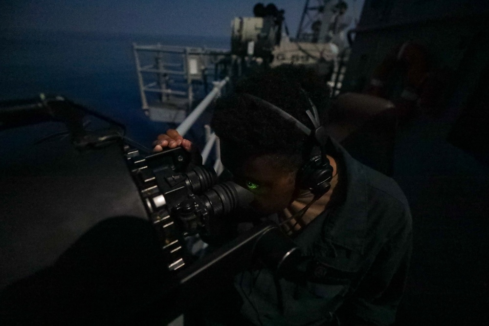USS Princeton conducts operations in the U.S. Central Command area of responsibility as part of the Carl Vinson Carrier Strike Group