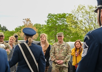 Space Force leaders visit Honor Guard, Band members