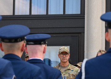 Space Force leaders visit Honor Guard, Band members