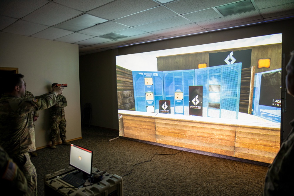 Montana National Guard Conducts Laser Shot Training