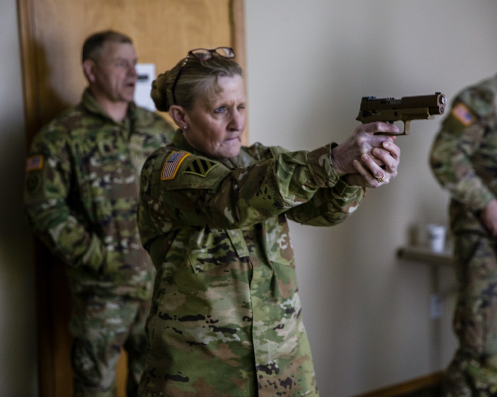 Montana National Guard Conducts Laser Shot Training