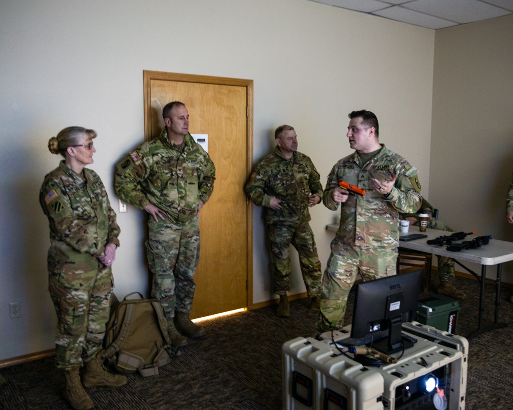 Montana National Guard Conducts Laser Shot Training