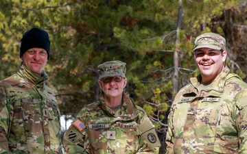 BG Dorvall Coins MTARNG Soldiers at Arctic Training