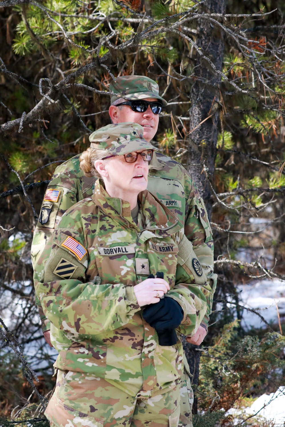 BG Dorvall Coins MTARNG Soldiers at Arctic Training