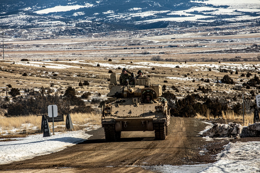 Montana National Guard Adjutant General Spends Time with the Troops in the Field