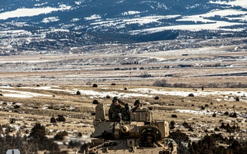 Montana National Guard Adjutant General Spends Time with the Troops in the Field
