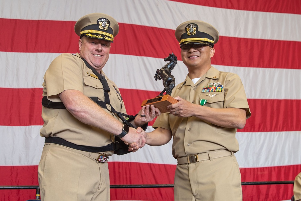 Chief Warrant Officer Li’s Commissioning Ceremony Aboard USS Tripoli
