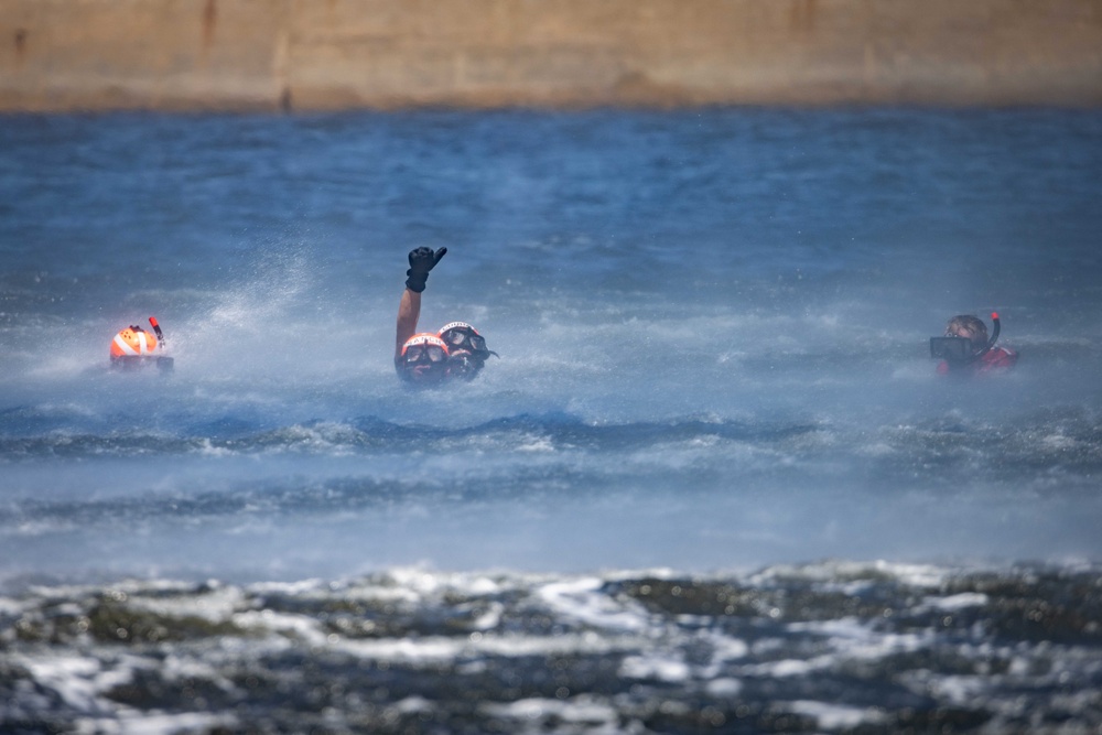 HSM-50 Conducts SAR Jump and Hoist Evolutions with Naval Aviation Rescue Swimmer School