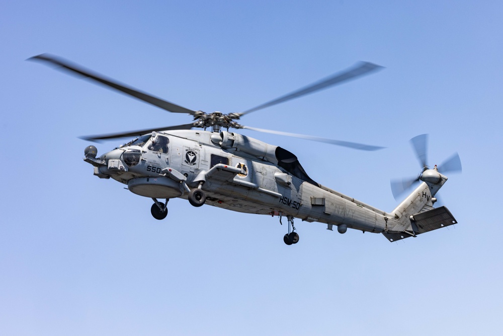 HSM-50 Conducts SAR Jump and Hoist Evolutions with Naval Aviation Rescue Swimmer School