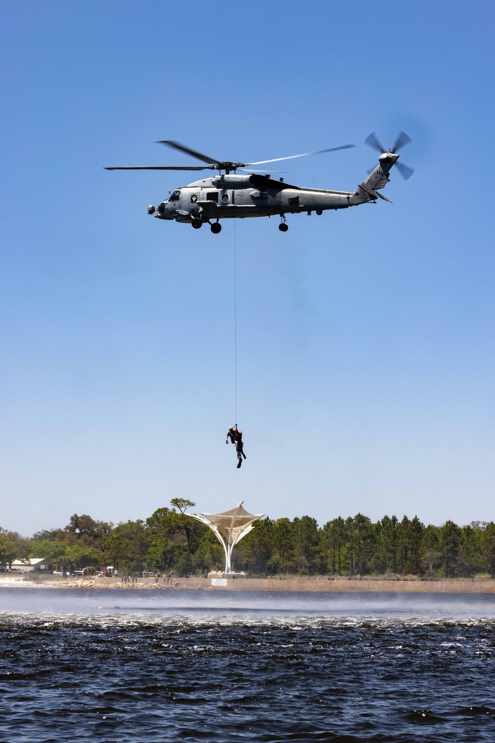 HSM-50 Conducts SAR Jump and Hoist Evolutions with Naval Aviation Rescue Swimmer School