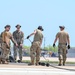 7th CES Airmen install Mobile Aircraft Arresting System in preparation for Wings Over West Texas Airshow