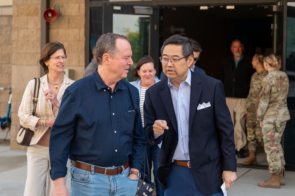 U.S. Senator Schiff, Representative LaMalfa visit Beale Air Force Base