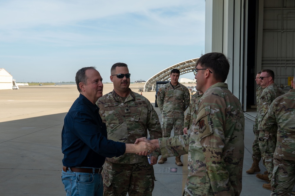 U.S. Senator Schiff, Representative LaMalfa visit Beale Air Force Base