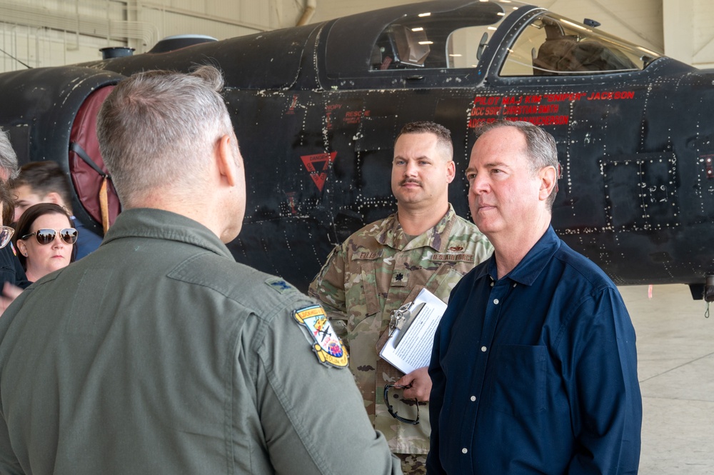 U.S. Senator Schiff, Representative LaMalfa visit Beale Air Force Base