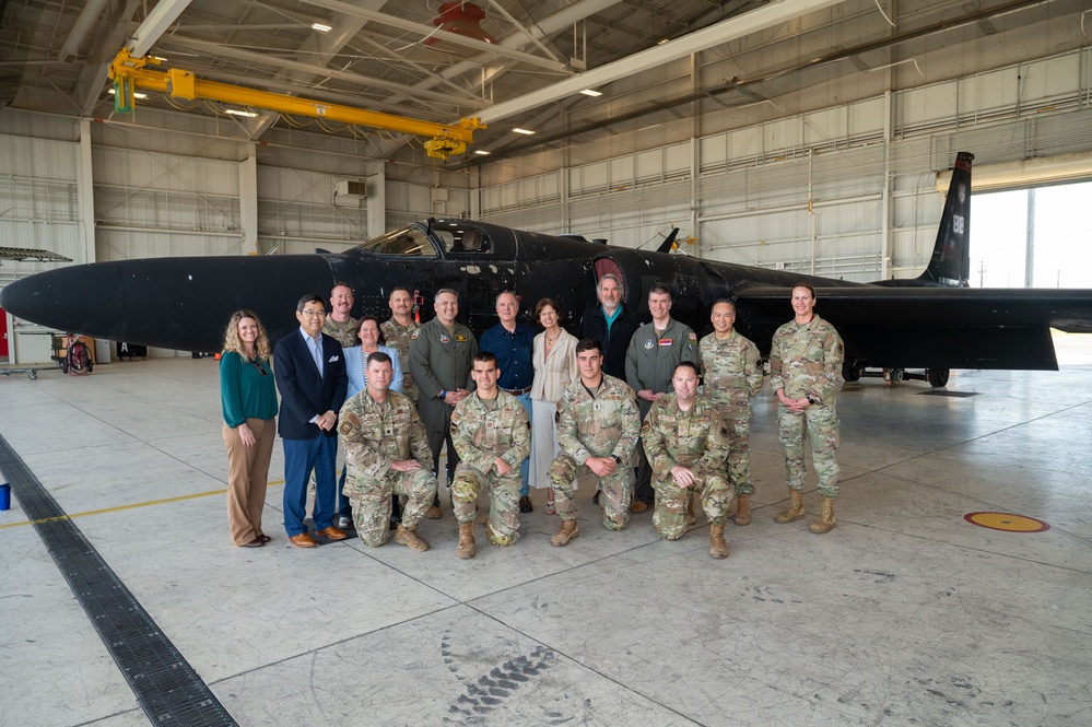 U.S. Senator Schiff, Representative LaMalfa visit Beale Air Force Base