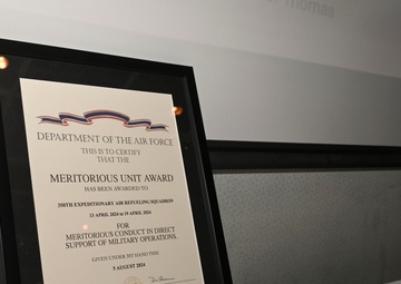 350th Expeditionary Air Refueling Squadron awarded Meritorious Unit Award