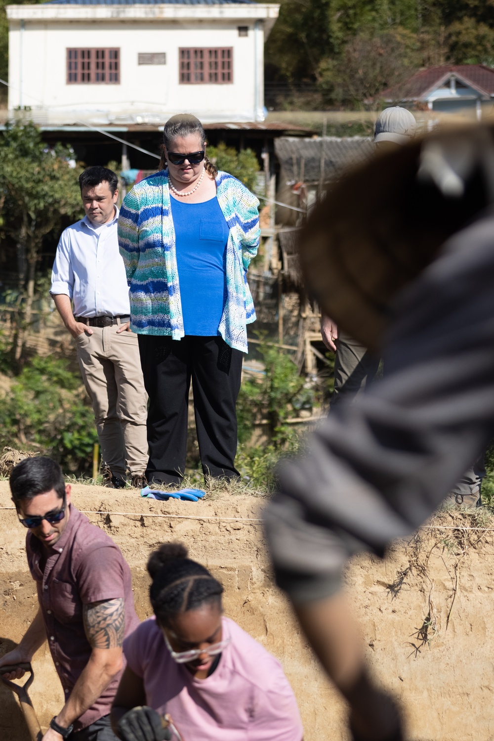 U.S. Ambassador to Lao PDR Heather Variava Visits DPAA Site